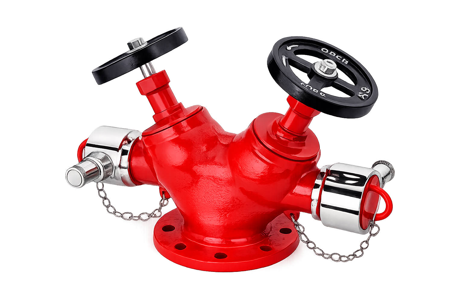 Double Head Landing Valve