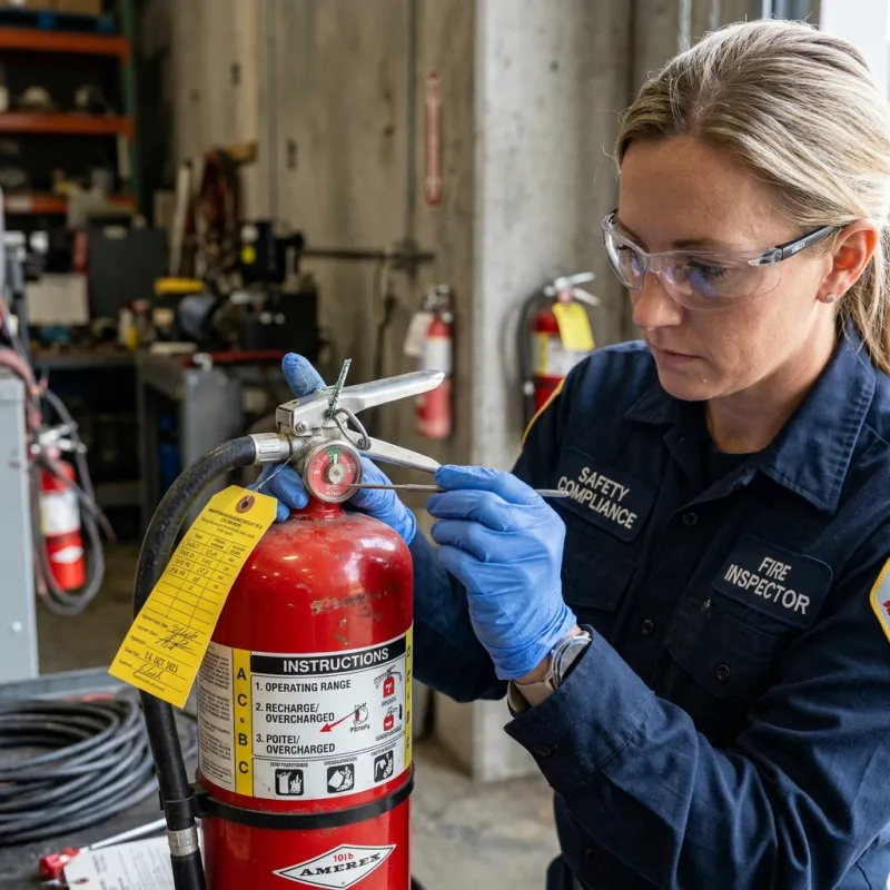 Fire Extinguisher Installation, Testing, Inspection, Compliance & Demonstration